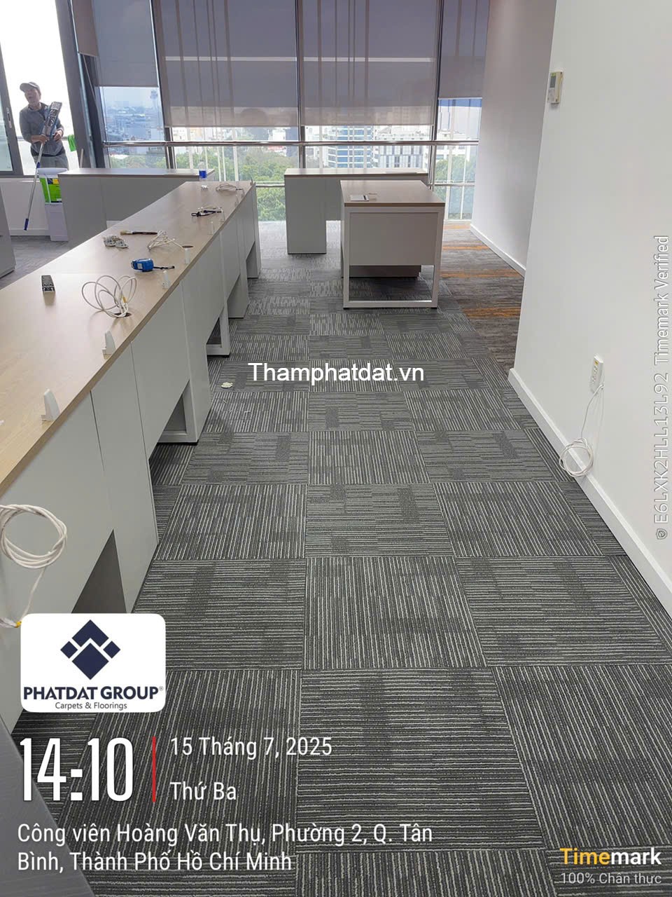 thảm sàn văn phòng ttc building MA03 carpet